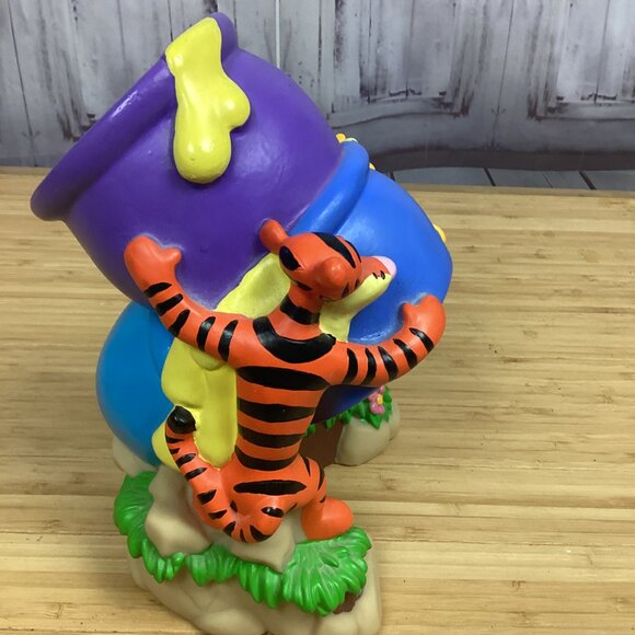 Vintage Disney Winnie the Pooh & Tigger Too Honey Pot Paper Cup Holder Dispense - Picture 4 of 10